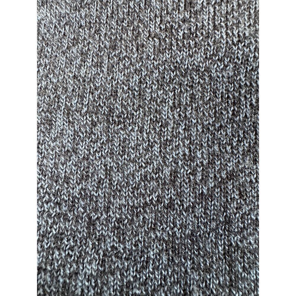 Calvin Klein Italian Merino Sweater Heathered Blue Mens Large V Neck Classic - Picture 4 of 13